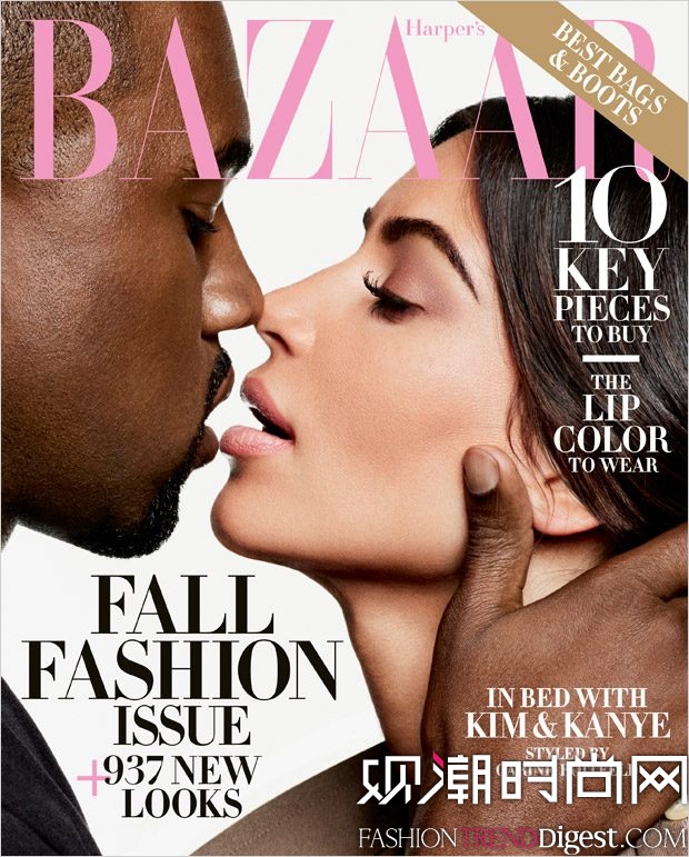 Kim & Kanye桶Harpers Bazaar20169¿־ͼƬ