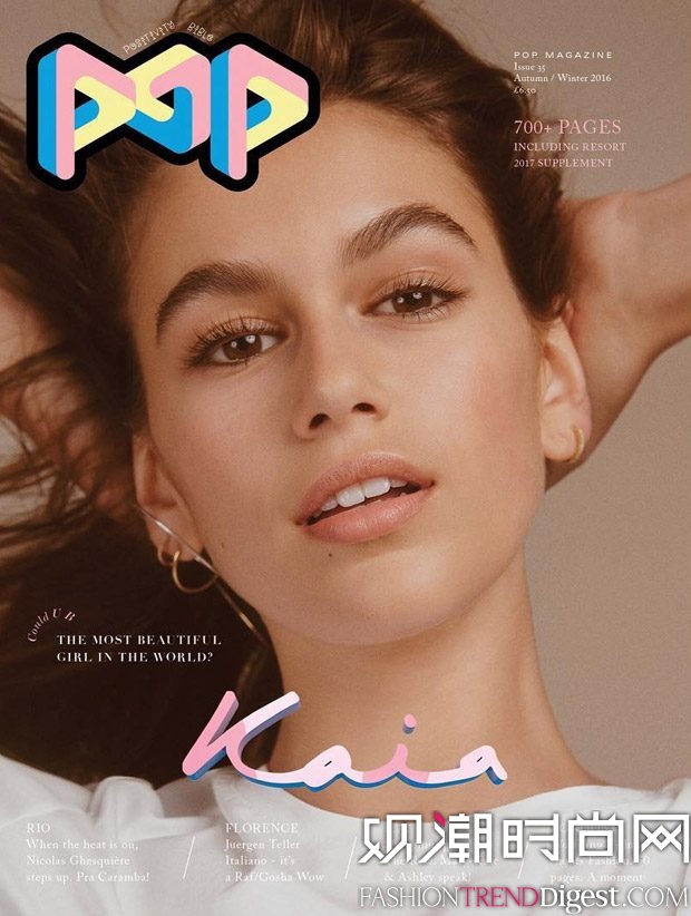 Kaia GerberϡPop Magazine־2016ﶬͼƬ