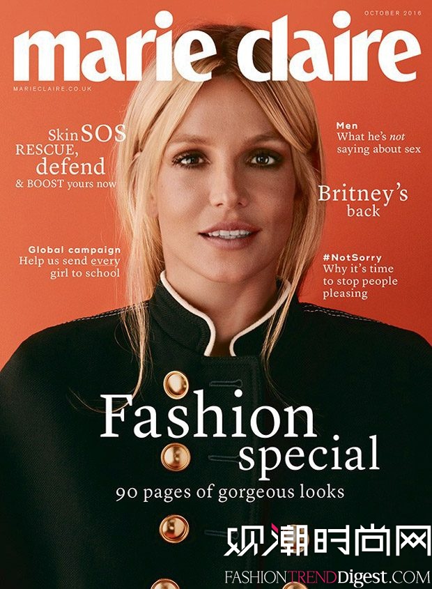 Britney SpearsΪMarie Claire UK 201610¿¸ͼƬ