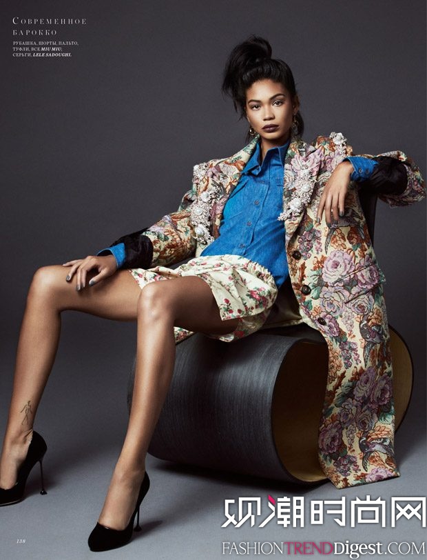 Chanel Iman ΪHarpers Bazaar˹̹9¿¸ͼƬ