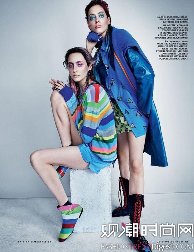 Lia & Odette Pavlova϶˹桶Vogue201611־ҳͼƬ