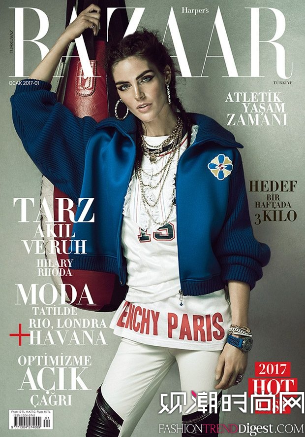 Hilary Rhoda[桶Harpers Bazaar20172s־DƬ