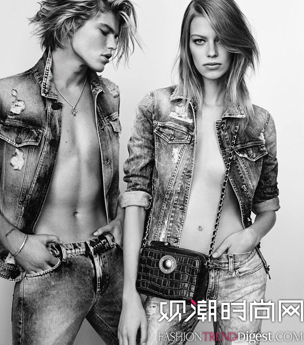 Lexi Boling & Jordan Barrett[Versace Jeans 2017ϵдƬDƬ