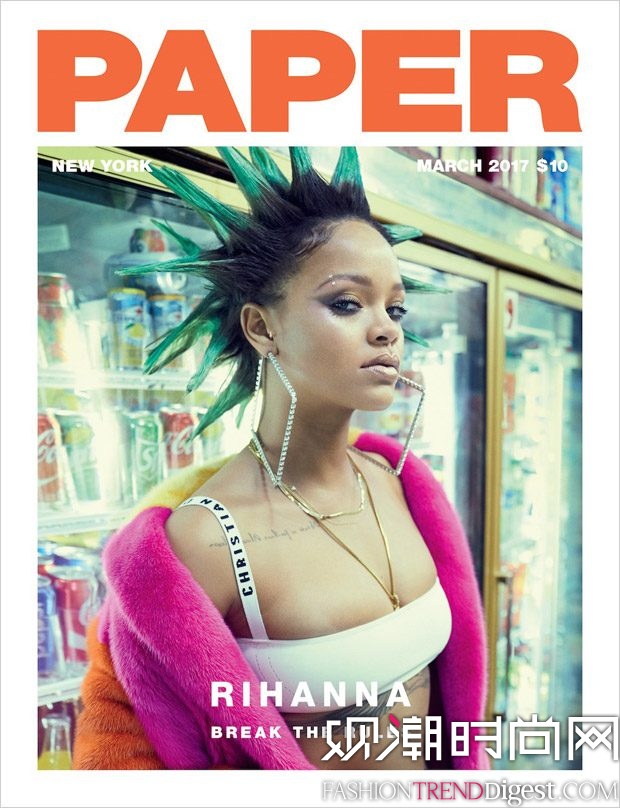 RihannaϡPaper Magazine20173־ͼƬ