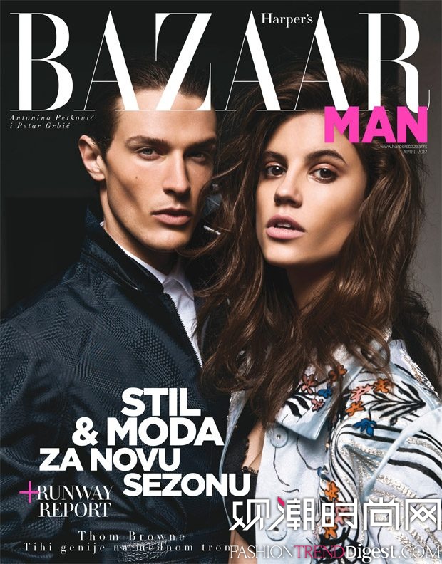 Antonina PetkovicЯPetar Grbicάǰ桶Harpers Bazaar Man20174־ƬͼƬ