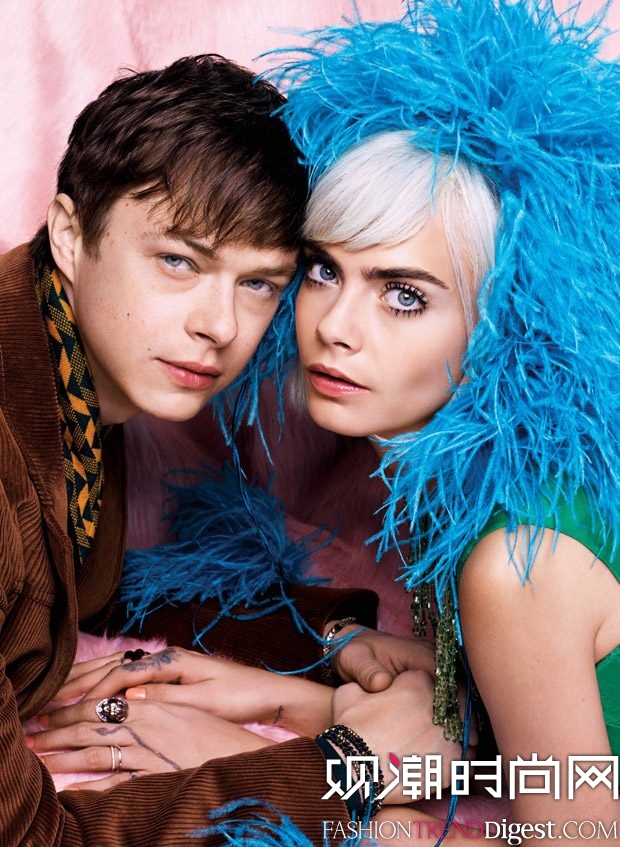 Cara DelevingneЯDane DeHaan ϡV Magazine2017괺Ŀ־ͼƬ