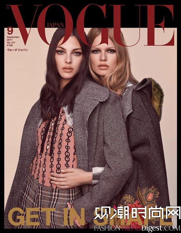 Natasha Poly, Lara Stone˵ձ桶Vogue20179־ͼƬ