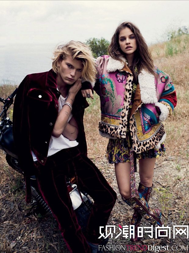 Jordan Barrett & Barbara Palvin C Magazine20179־ͼƬ