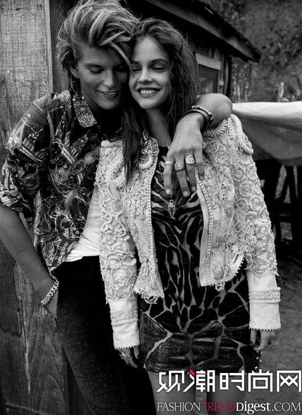 Jordan Barrett & Barbara Palvin C Magazine20179־ͼƬ