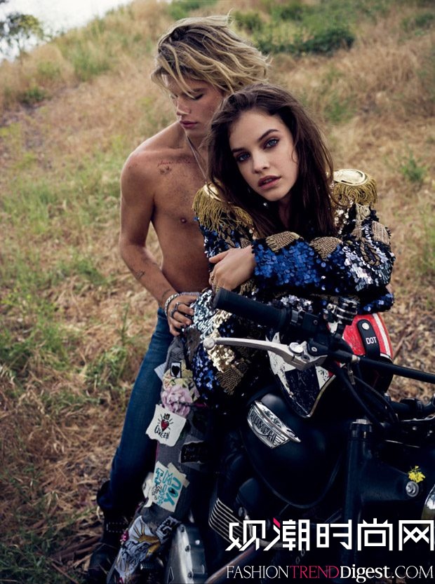 Jordan Barrett & Barbara Palvin C Magazine20179־ͼƬ