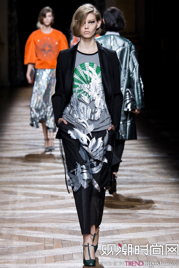 Dries Van Noten  2014�ﶬ�׶�ʱװ��Ůװ�㳡����ͼƬ