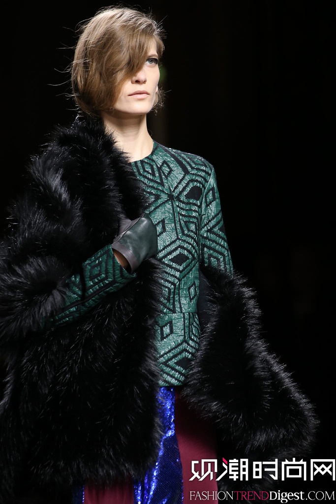 Dries Van Noten  2014�ﶬ�׶�ʱװ��Ůװ�㳡����ͼƬ