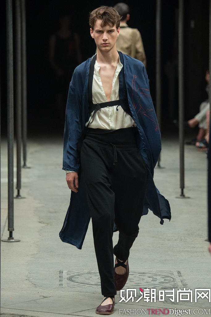 dries van noten 2015春夏巴黎男装周秀场