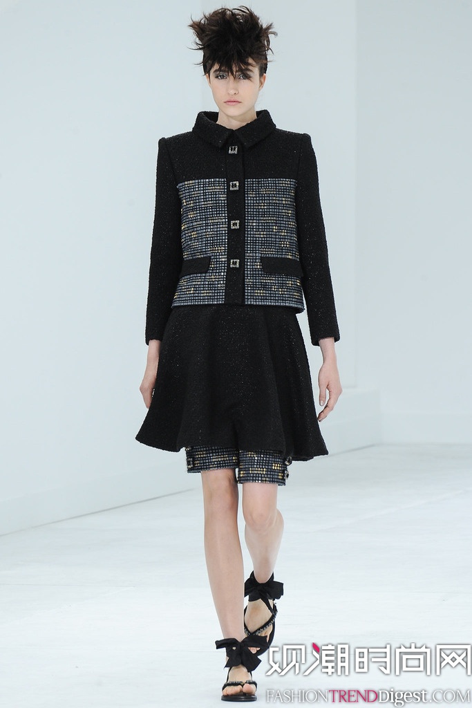 Chanel 2014秋冬巴黎时装周高定秀场高清图片