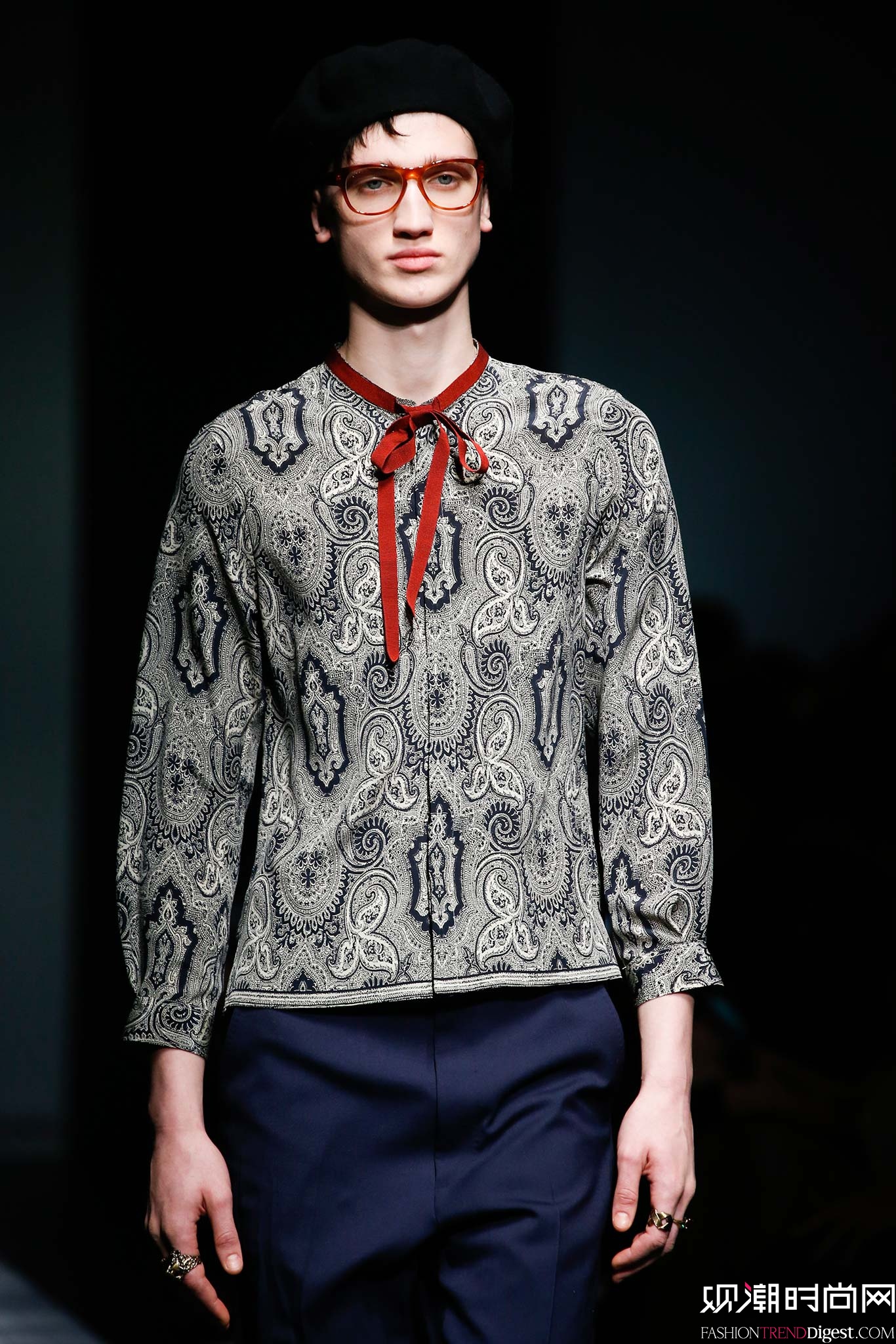 Gucci 2015�ﶬ��װϵ���㳡����ͼƬ