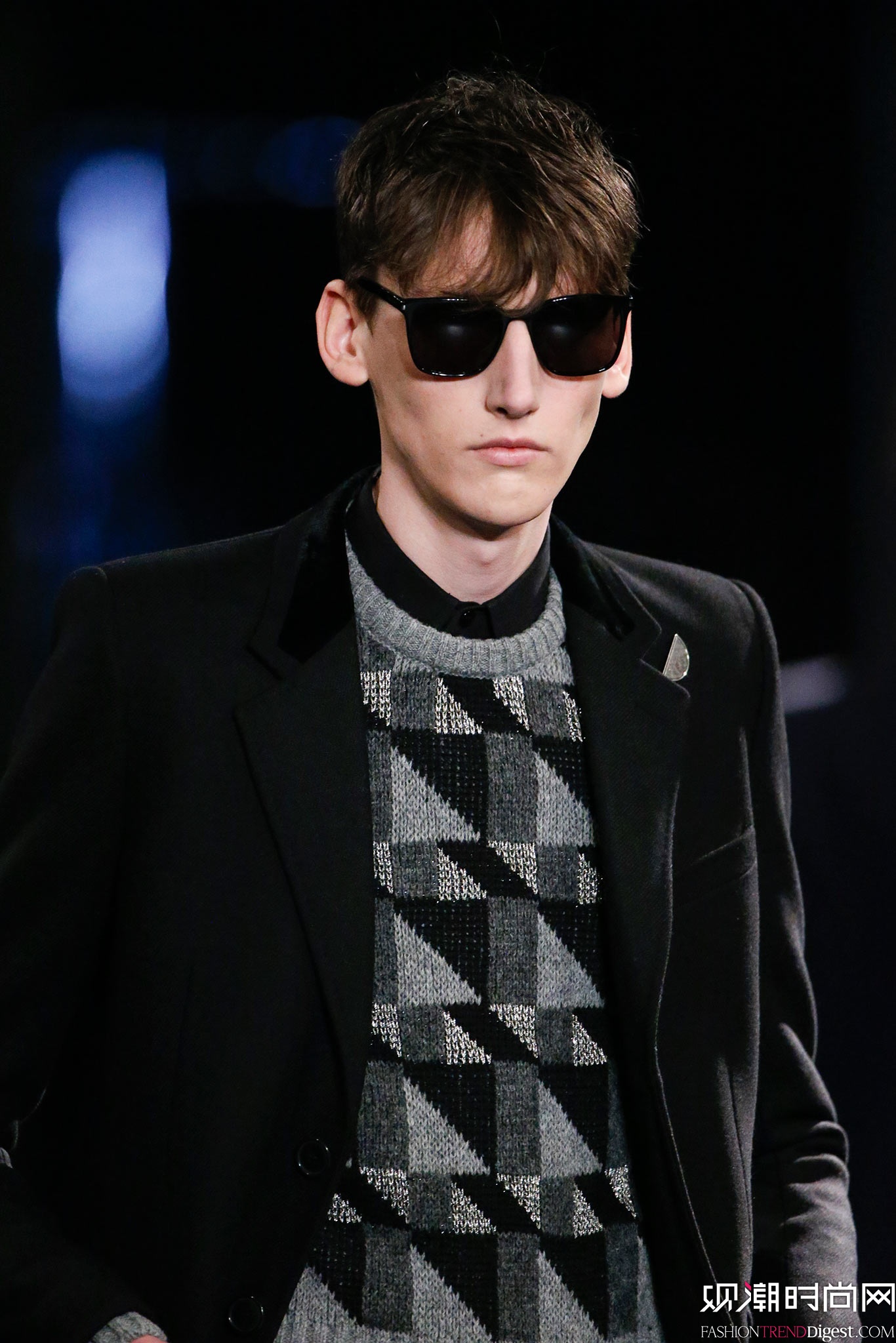 Saint Laurent 2015�ﶬ��װϵ���㳡����ͼƬ