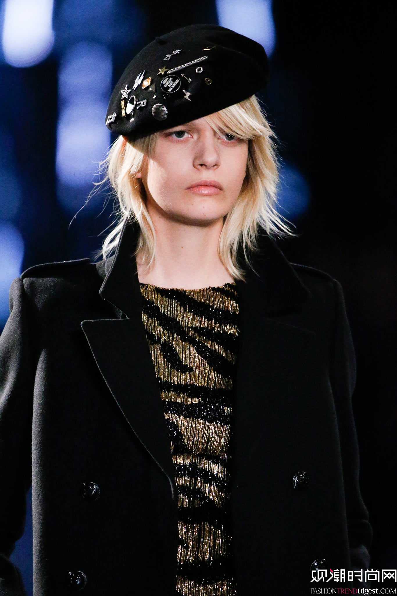 Saint Laurent 2015�ﶬ��װϵ���㳡����ͼƬ
