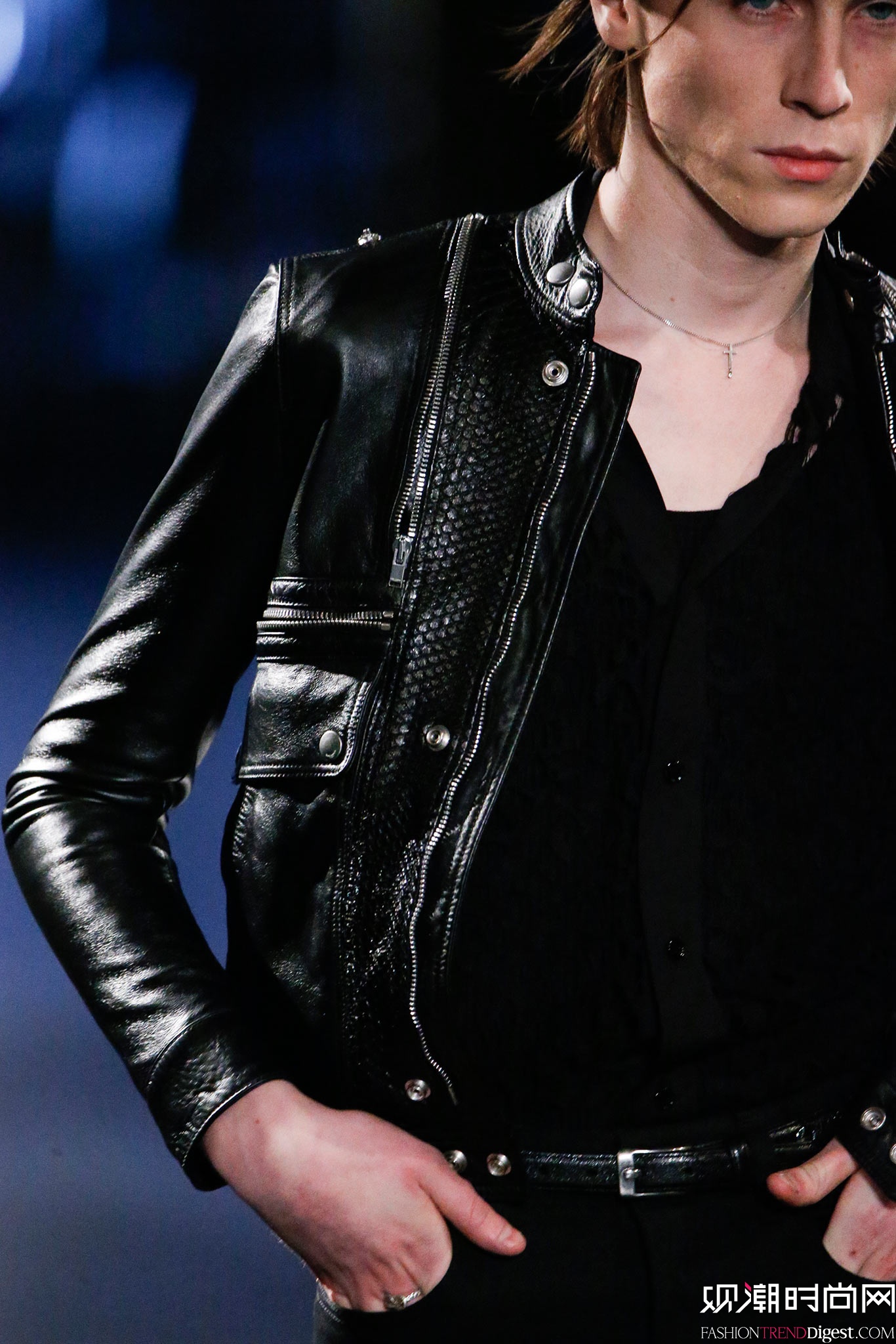 Saint Laurent 2015�ﶬ��װϵ���㳡����ͼƬ
