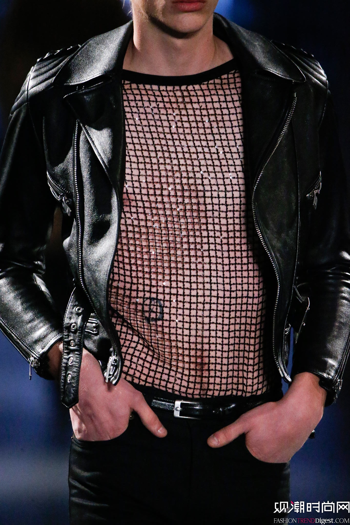 Saint Laurent 2015�ﶬ��װϵ���㳡����ͼƬ