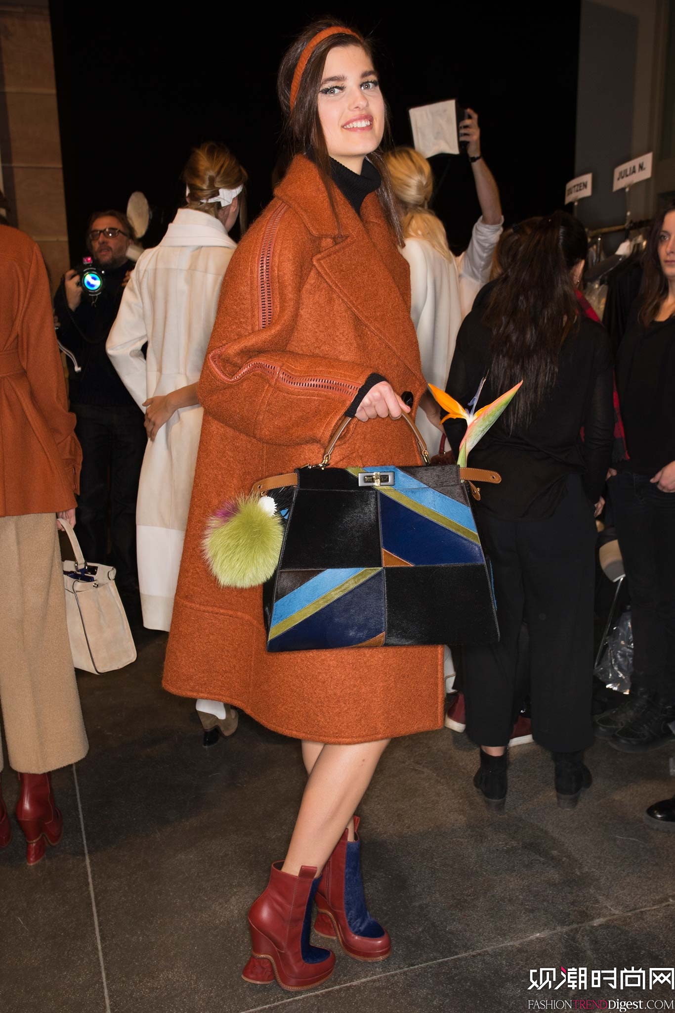 Fendi 2015�ﶬʱװ��ϵ���㳡����ͼƬ