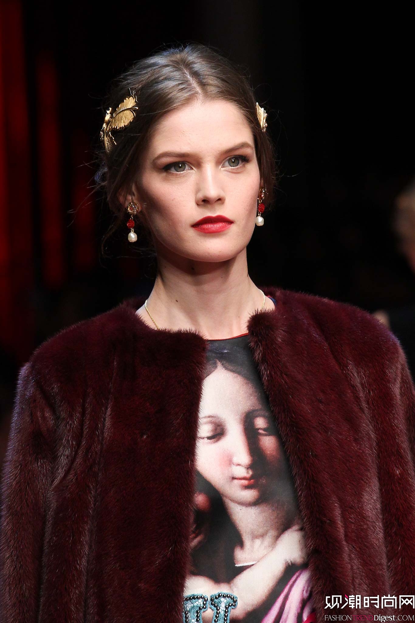 Dolce & Gabbana 2015�ﶬʱװ��ϵ���㳡����ͼƬ
