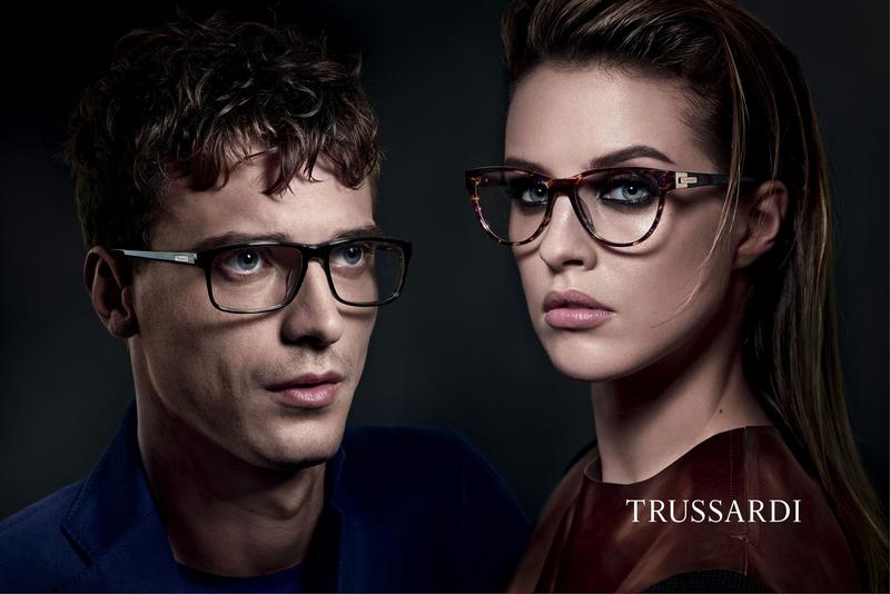 clément chabernaud代言 trussardi 2013秋冬眼镜广告