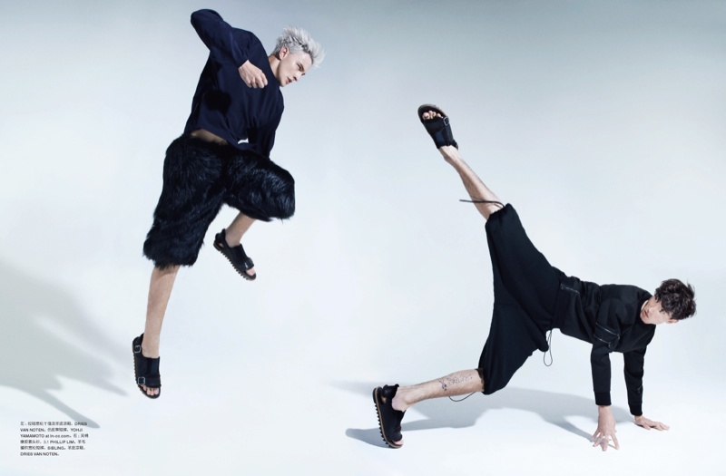 JESTER WHITE & BENJAMIN JARVIS DUELй桶NUMERO HOMME 20139¿ͼƬ