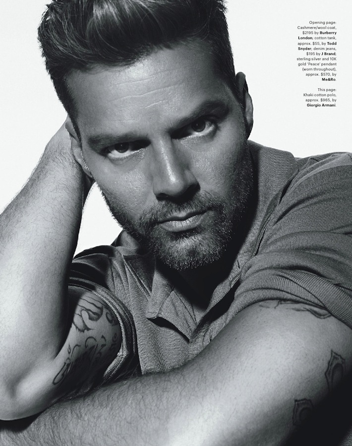 RICKY MARTIN ϰĴǰ桶GQ20139/10¿ͼƬ