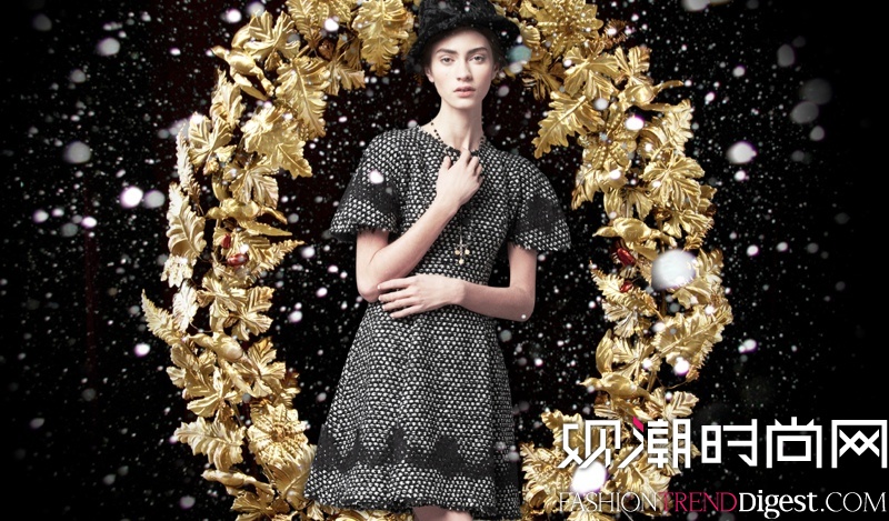 Marine Deleeuw + Ji HyeDolce & Gabbana 2013ȼϵLookbookͼƬ