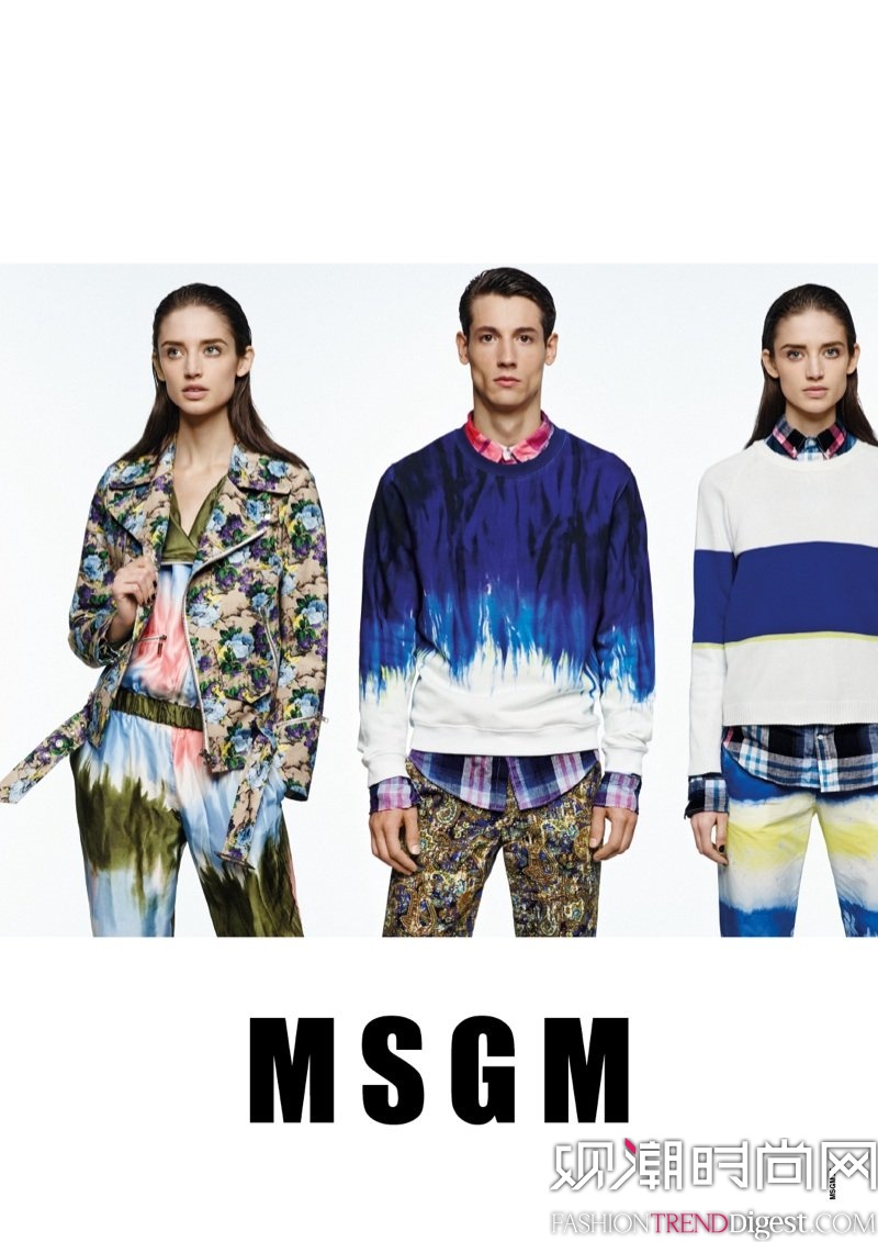 MSGM 2014春夏广告出炉高清图片-品牌库-观潮时尚网