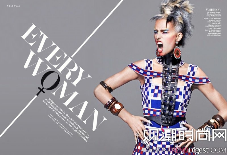 Karolina KurkovaݡStylist Magazine2014212̖s־ƬDƬ