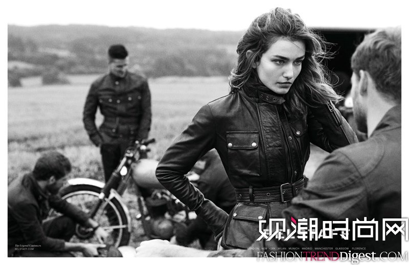 Andreea Diaconu & David Beckham [ Belstaff 2014ďVDƬ