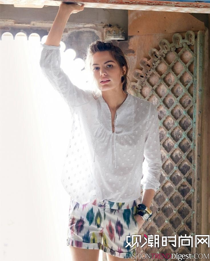 Cameron Russell[J.crew 6䛸DƬ