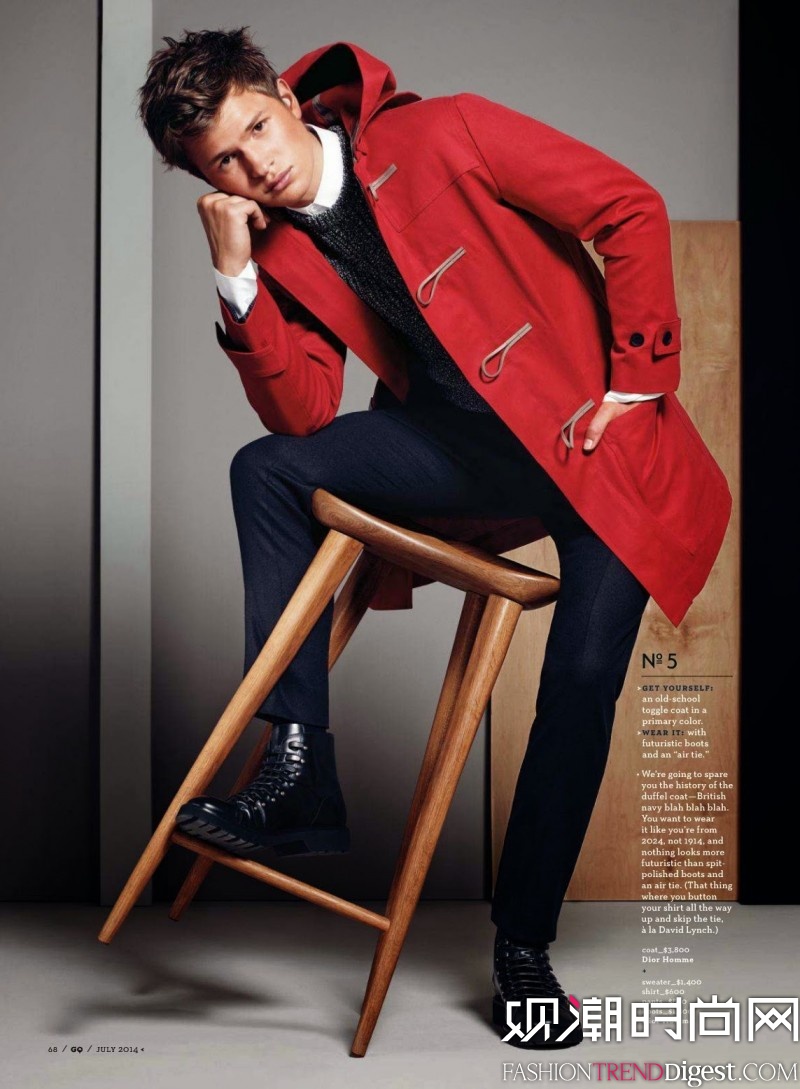 Ansel Elgort桶GQ2014¿ͼƬ