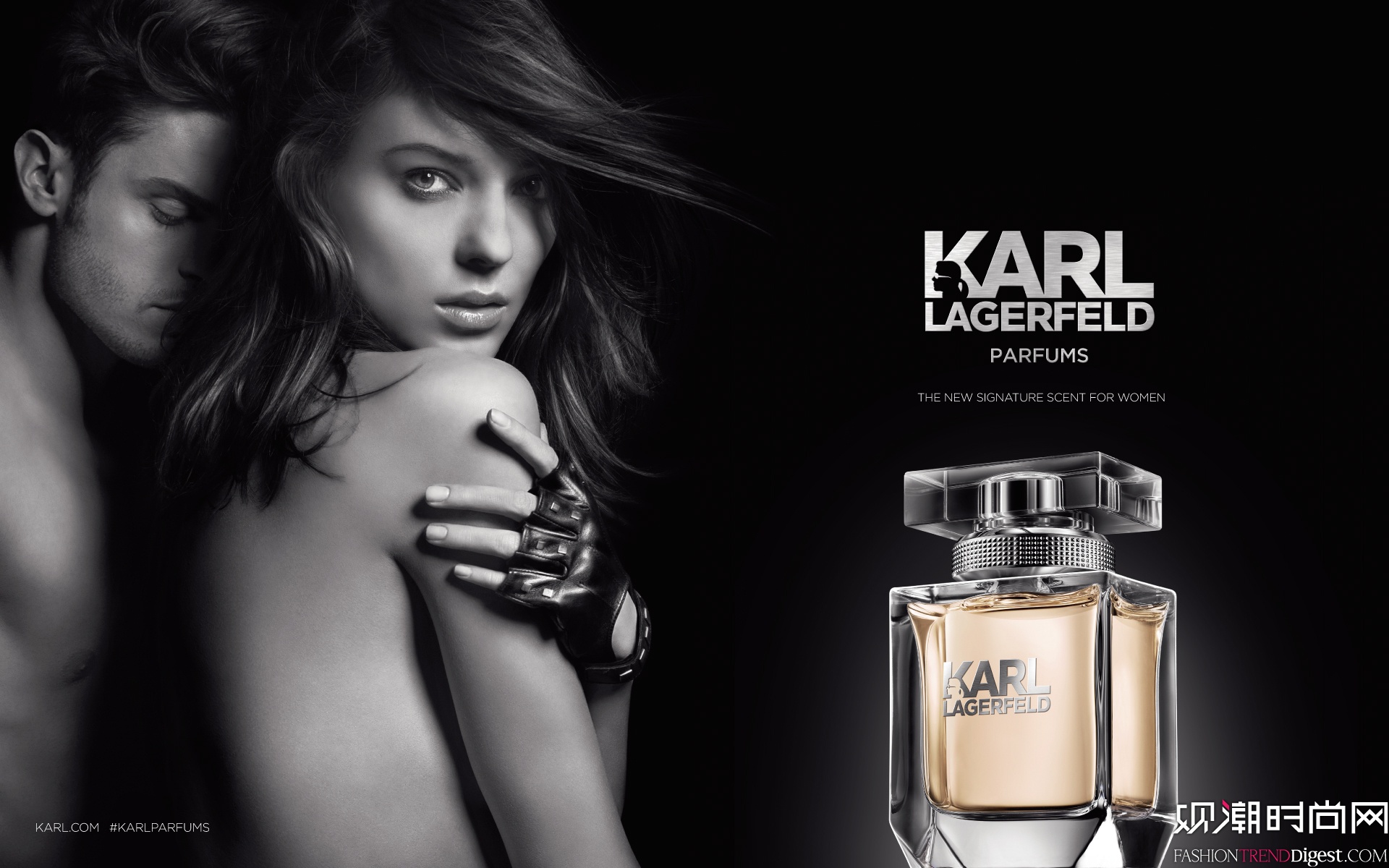 Karl Lagerfeld最新香水广告高清图片-品牌库-观