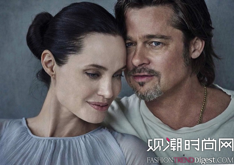 Angelina JolieBrad Pitt pose ΪVanity Fair־ƬϵиͼƬ