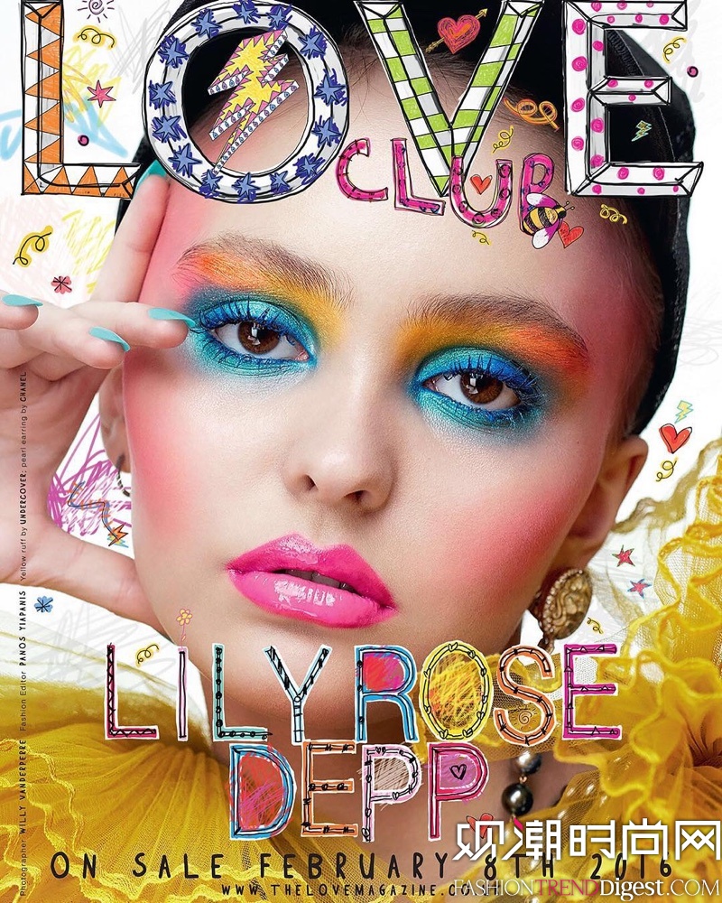 Lily Rose DeppɫױϡLOVE Magazine2016괺ͼƬ