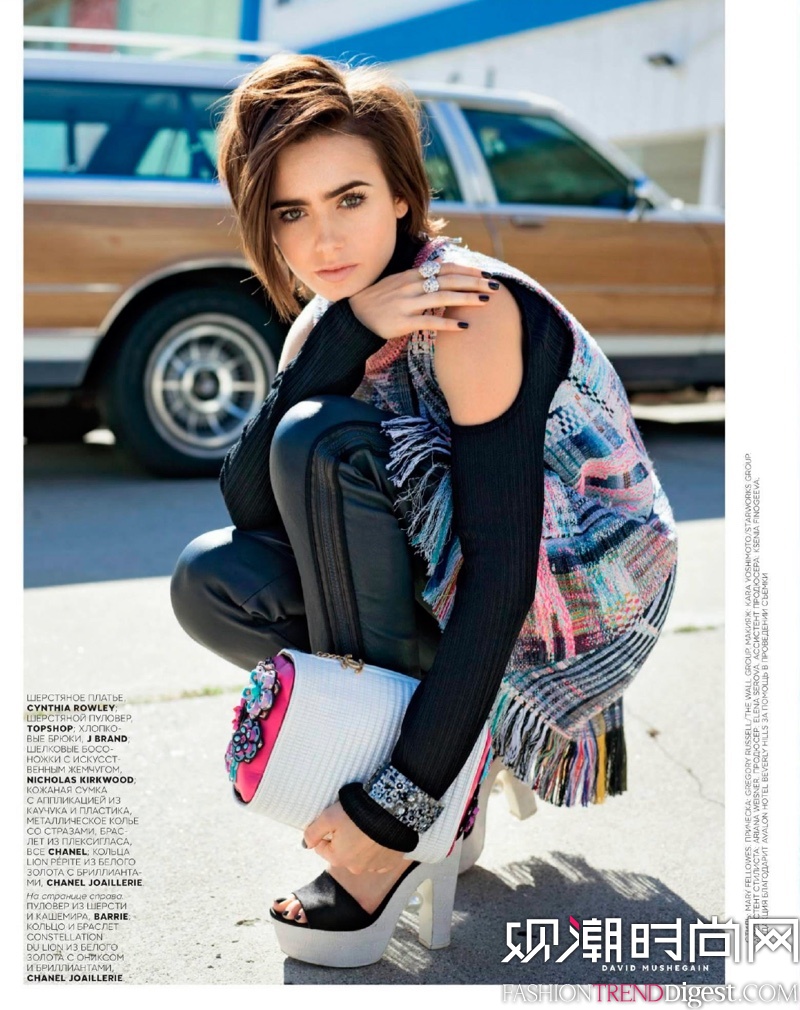 Lily Collins϶桶Vogue20151¿ͼƬ