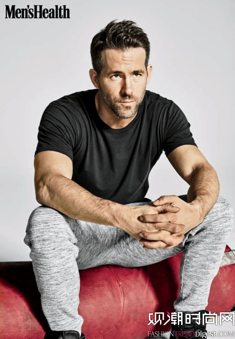 ryan reynolds登上《men"s health》2016年3月杂志封面