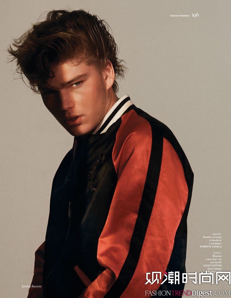 Jordan Barrett桶Vogue Hommes2016괺Ŀ־ҳͼƬ