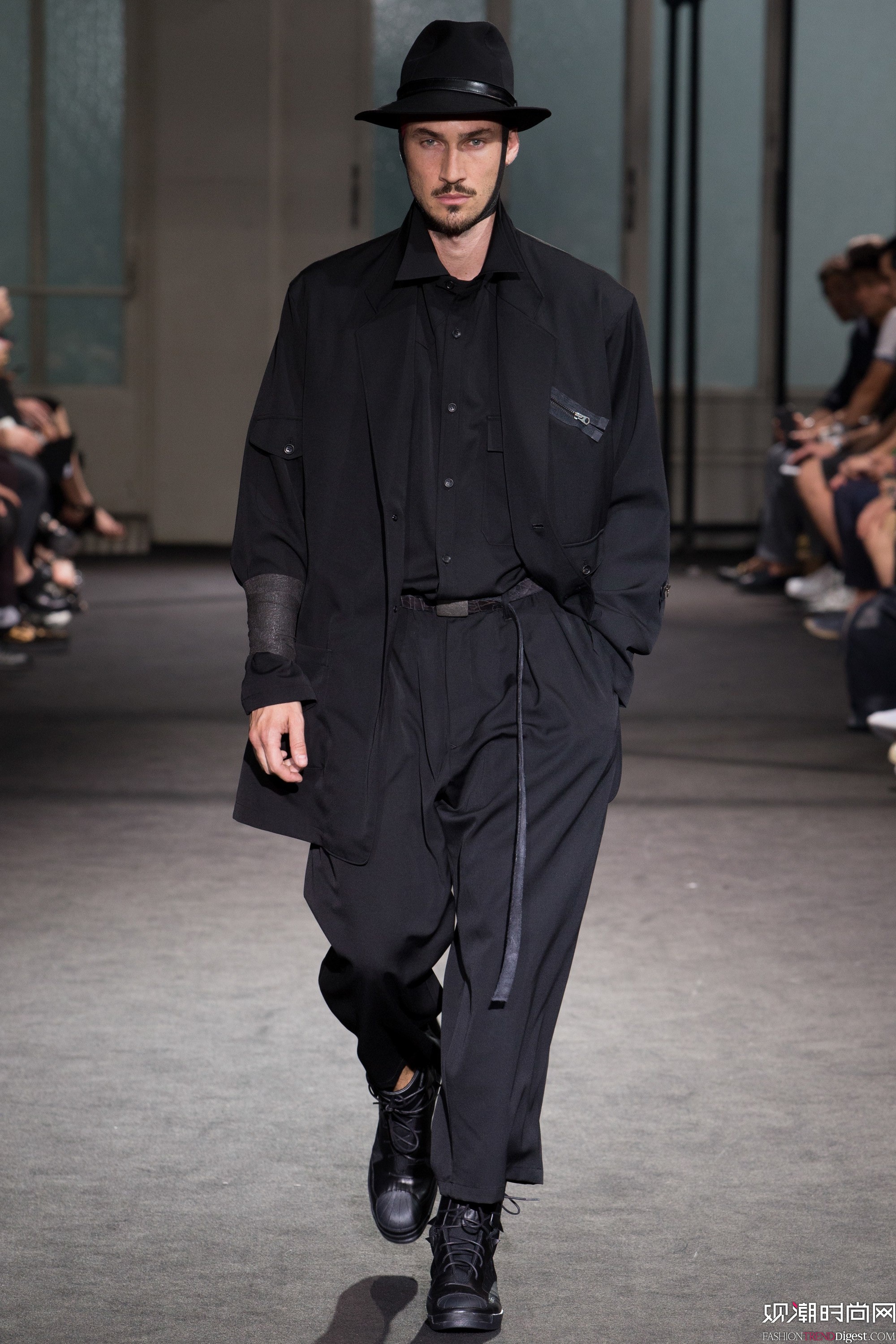 Yohji Yamamoto 2017װϵаʱװܸͼƬ