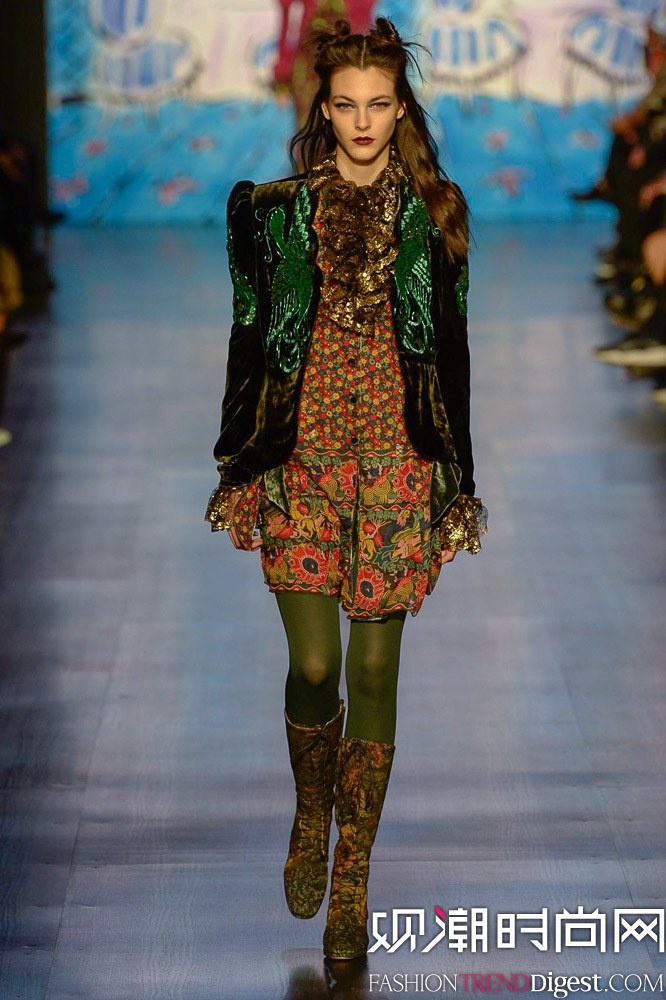 Anna Sui 2017ﶬϵ㳡ͼƬ