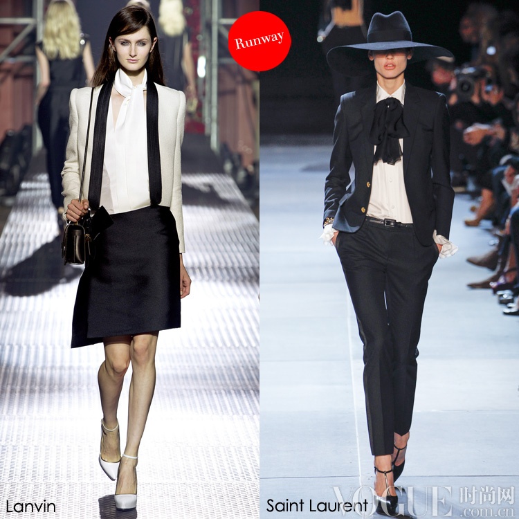 㳡Lanvin 2013ϵбˡ뾫¡Alber ElbazǿηװϵСнͱءǴǵŵװŮͿɿһߡĺŮSaint Laurent㳡Hedi Slimane˴˾ƿʽþϸĽţп㣬Ч