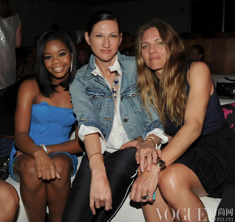 Gabrielle Douglas, Jenna Lyons, Courtney Crangi