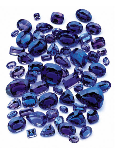 10ֱʯʯ ̹ɣʯ(Tanzanite)