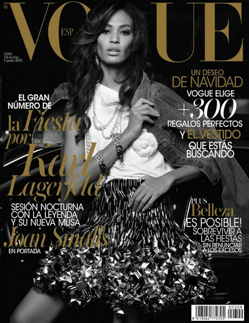 Joan Smalls登上Vogue Spain十二月刊封面
