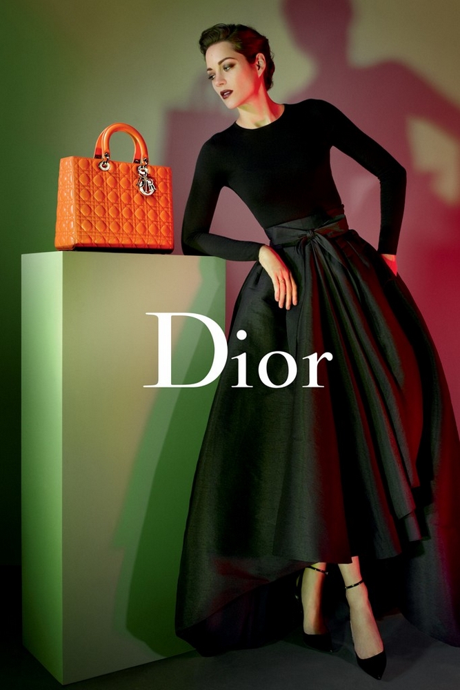 Marion Cotillard演绎 Lady Dior手袋广告