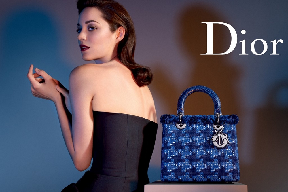 Marion Cotillard演绎 Lady Dior手袋广告