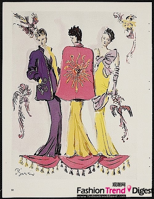 1938年Schiaparelli时尚插画