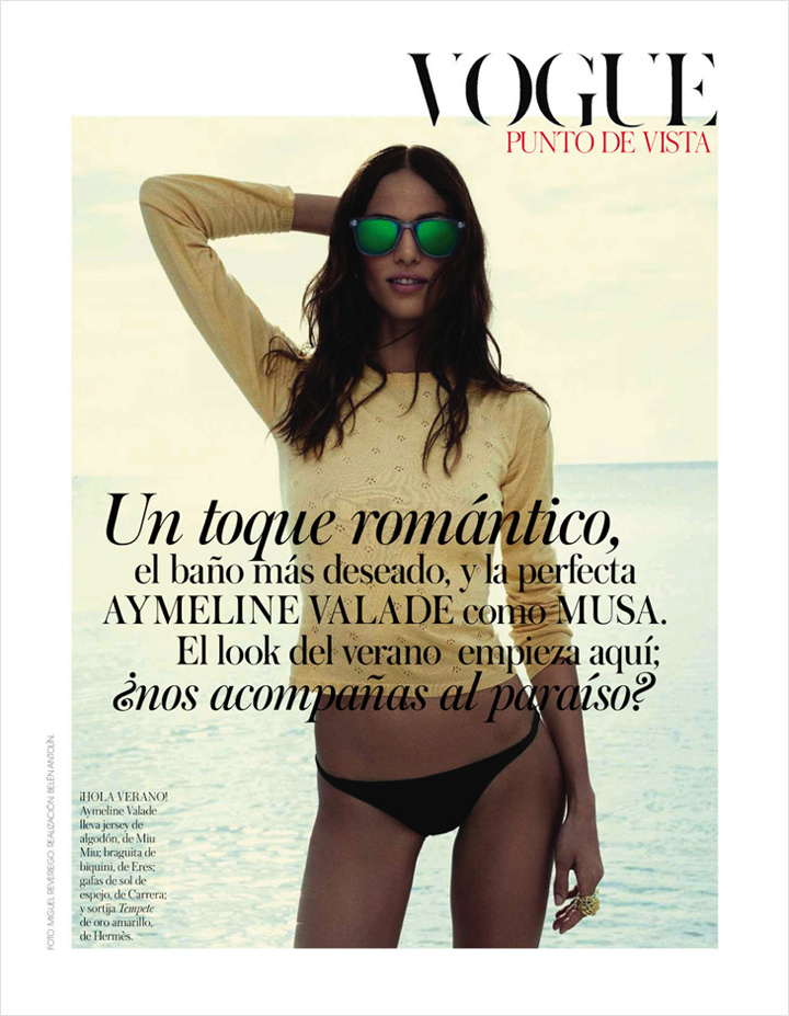Aymeline Valade演绎西班牙版《Vogue》2013年5月号